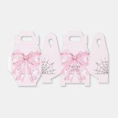 Roze Bow Boo Halloween Baby shower Favoriet Box Bedankdoosjes (Uitgevouwen)