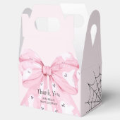 Roze Bow Boo Halloween Baby shower Favoriet Box Bedankdoosjes (Geopend)