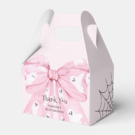 Roze Bow Boo Halloween Baby shower Favoriet Box Bedankdoosjes