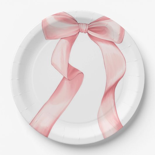 Roze Bow Bord 9" (Voorkant)