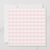 Roze Bow Coquette Baby Sprinkle baby shower Kaart (Achterkant)