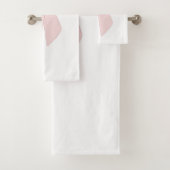Roze Bow Coquette Bad Handdoek (Insitu)