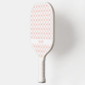 Roze Bow Coquette Gepersonaliseerde Pickleball Pad Pickleball Paddle (Links)
