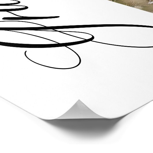 Roze Bow Coquette Graduation Cap Afstuderen Welkom Poster (Hoek)