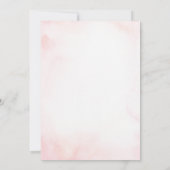 Roze Bow Coquette Prinses Koninkrijk 5e verjaardag Kaart (Achterkant)