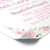 Roze Bow Coquette Verjaardag Tijd Capsule Poster (Hoek)