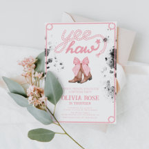 Roze Bow & Cowgirl Laarzen Coquette Western Verjaa