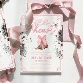 Roze Bow & Cowgirl Laarzen Coquette Western Verjaa Kaart