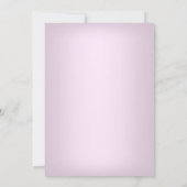 Roze  Bow & de Heilige Communie Kaart (Achterkant)