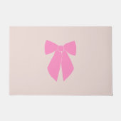Roze bow deurmat (Voorkant)