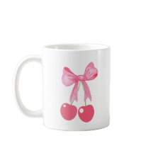 Roze Bow en kersen, coquette stijl