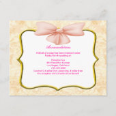 Roze Bow Enclosure Kaart (Voorkant)