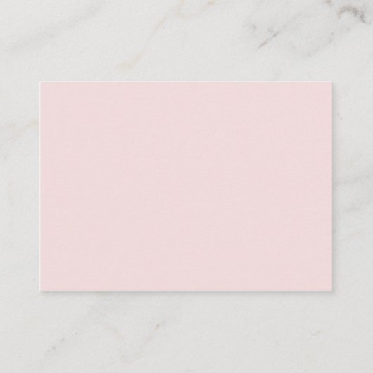 Roze Bow Enclosure Kaart (Achterkant)