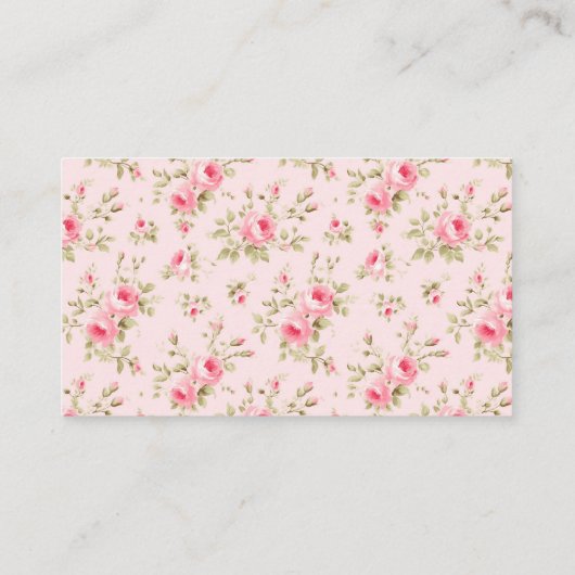 Roze Bow Girl Baby shower Luier Raffle Enclosure Informatiekaartje (Achterkant)