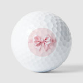 Roze Bow golfballen (Voorkant)