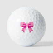 Roze bow golfballen (Voorkant)