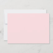 Roze Bow Het binden van de knoop Vrijgezellenfeest Kaart (Achterkant)