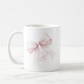 Roze bow koffiemok (Links)