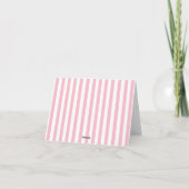 Roze Bow Love Shack Schattige Baby shower Dank u Bedankkaart (Achterkant)