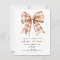 Roze Bow Meisje Baby shower