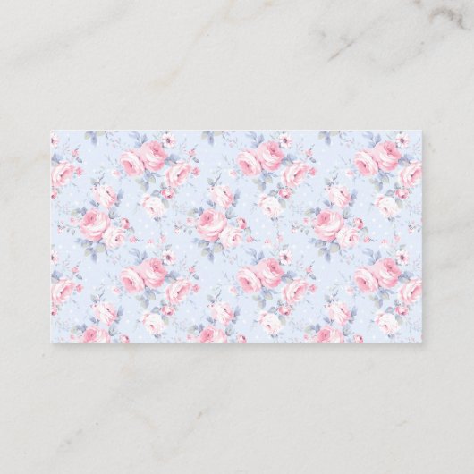 Roze Bow Meisje Baby shower Luier Raffle Informatiekaartje (Achterkant)