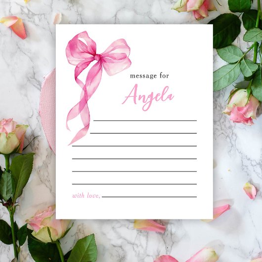 Roze Bow Meisjes 1e Verjaardag Time Capsule