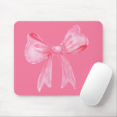 Roze Bow Muismat - Roze Bow Collectie (Met muis)