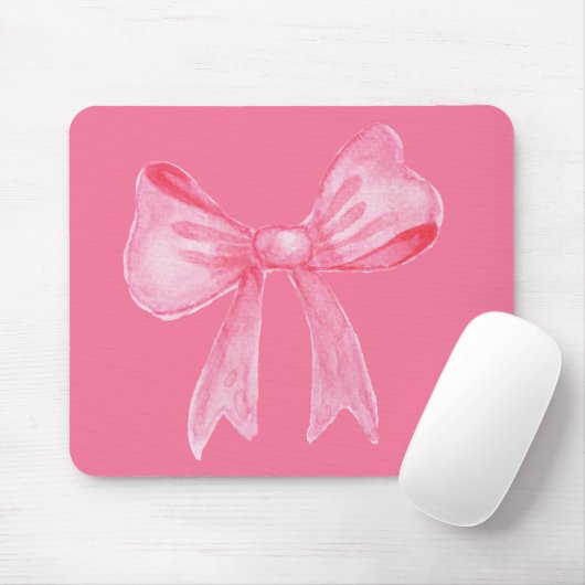 Roze Bow Muismat - Roze Bow Collectie (Met muis)