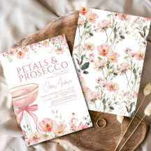 Roze Bow Petals & Prosecco Blush Vrijgezellenfeest
