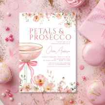 Roze Bow Petals & Prosecco Blush Vrijgezellenfeest