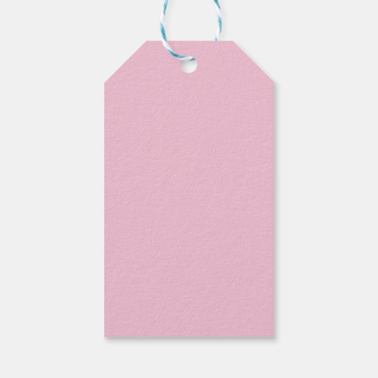 Roze Bow Pompoen Ghost Baby shower Gift Labels Cadeaulabel (Achterkant)