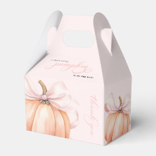 Roze Bow Pompoen op de Weg Baby shower Favoriet Bo Bedankdoosjes
