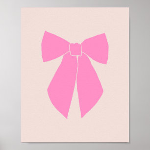 Roze bow poster