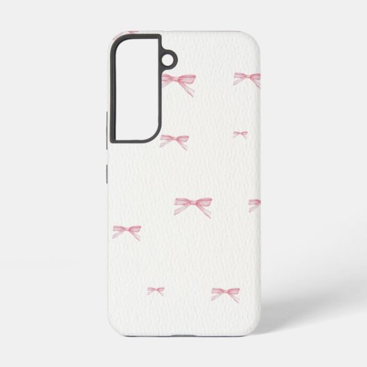 Roze Bow Samsung Telefoonhoes Galaxy Hoesje (Achterkant)