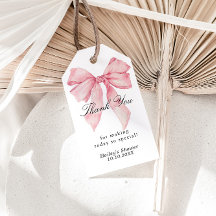 Roze Bow Schoenen Het binden van de knoop Dank u v