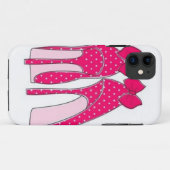 Roze Bow Stiletto Heels iPhone 5/5s Hoesje (Achterkant (horizontaal))