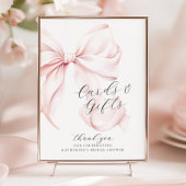 Roze Bow Vrijgezellenfeest Kaarten & Geschenken Ta Poster