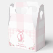 Roze Bows Coquette Verjaardag Favoriet Box Bedankdoosjes (Geopend)