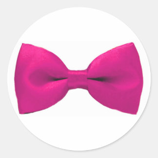 Roze Bowtie Stickers