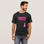 Roze boxing handschoenen Borstkanker Bewustzijn T-shirt (Voorkant volledig)