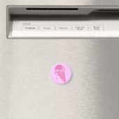 Roze boze ijskap magneet (Insitu (Vaatwasser))