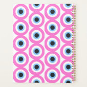 roze boze oog aanpasbare planner 🧿 (Achterkant)