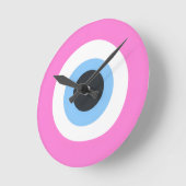 roze boze oog klok (Hoek)