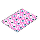 roze boze oog notitieboek (Linkerzijde)