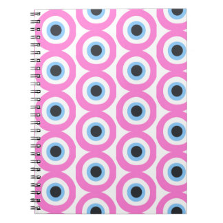 roze boze oog notitieboek
