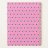Roze boze oog planner (Achterkant)
