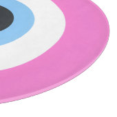 roze boze oog snijplank (Hoek)