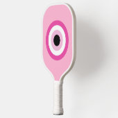 Roze boze oogappel pickleball paddle (Links)