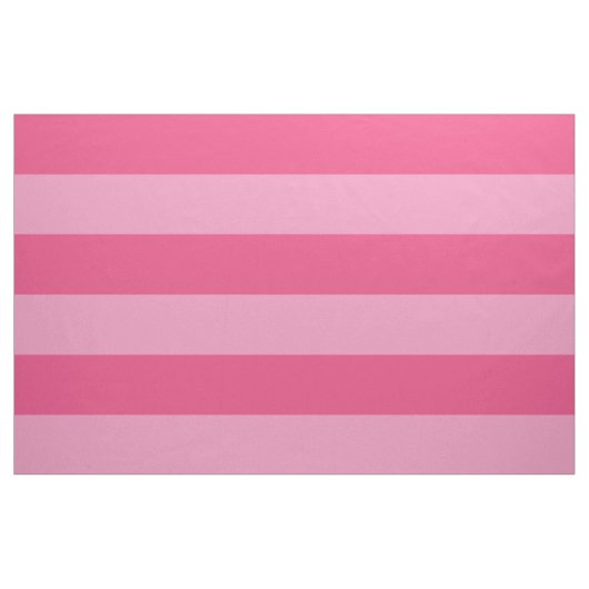 Roze brede strepen Grote schaal Stof (Yard (91,4 cm))