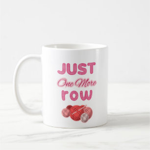 Roze Brei Nog Maar Eén Rij Koffiemok